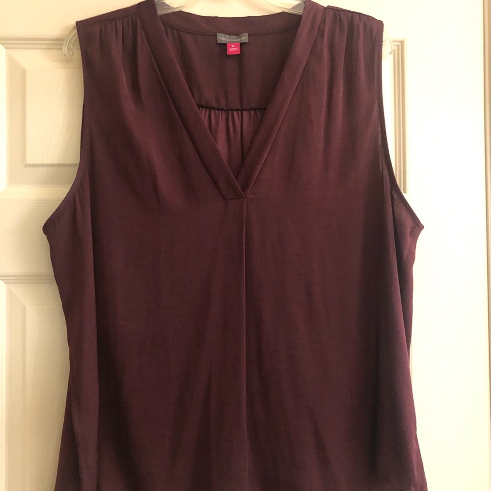 Sleeveless Plum Tank